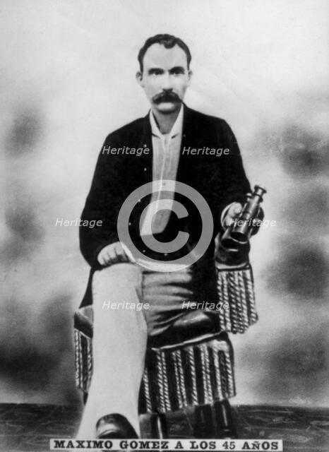 Maximo Gomez (1836-1905), aged 45, 1881 (c1910). Artist: Unknown