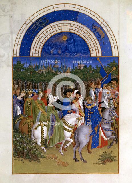 May, 1412-1416. Artist: Paul Limbourg