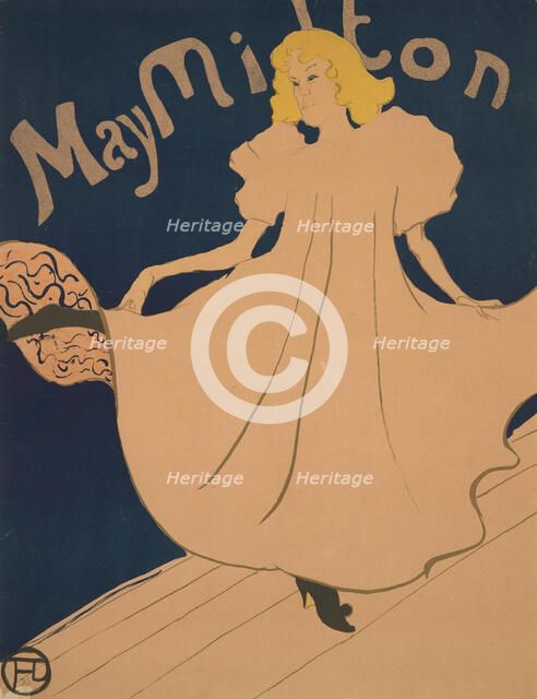 May Milton, 1895. Creator: Henri de Toulouse-Lautrec.