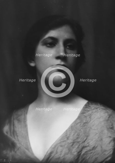 May, Miss, portrait photograph, 1913. Creator: Arnold Genthe.