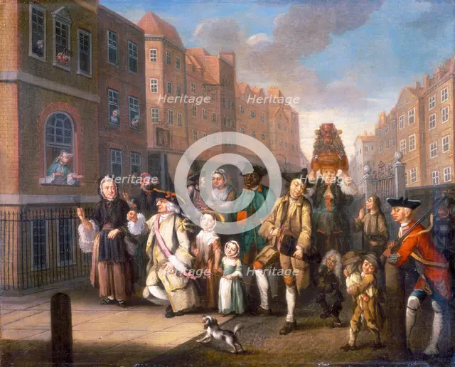 'May Morning', c1760. Creator: John Collet.