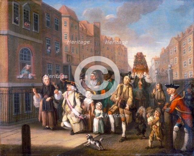 'May Morning', c1760. Creator: John Collet.