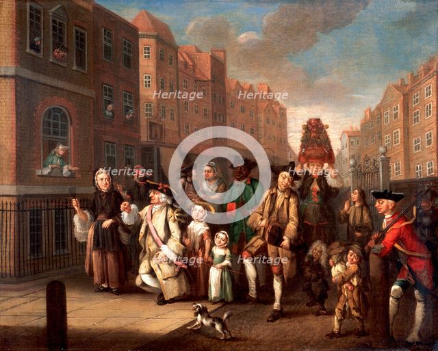 'May Morning', c1760. Creator: John Collet.