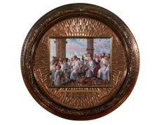 May Morning on Magdalen College Tower - Framed, 1893. Creator: William Holman Hunt
