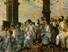 May Morning on Magdalen Tower 1888-1890, (1942). Creator: William Holman Hunt