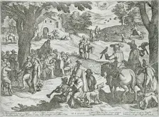 May: A Hunt, published 1599. Creator: Antonio Tempesta