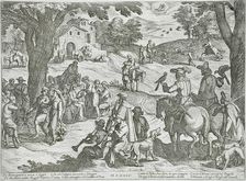 May: A Hunt, published 1599. Creator: Antonio Tempesta