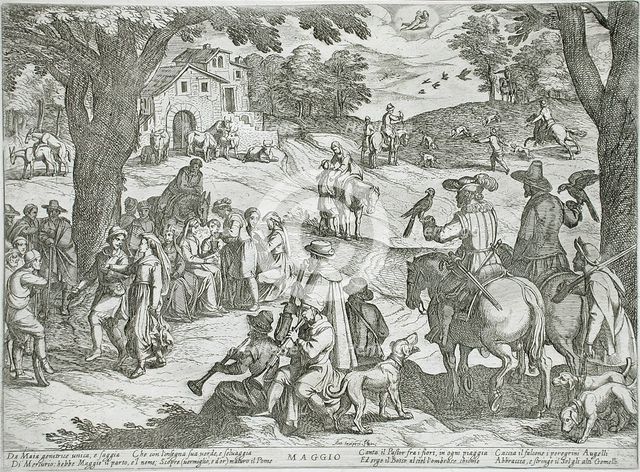 May: A Hunt, published 1599. Creator: Antonio Tempesta.