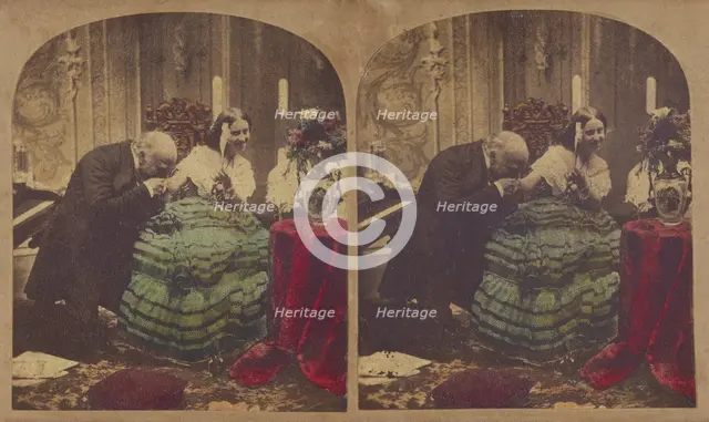 May and December., about 1855. Creator: Alfred Silvester.