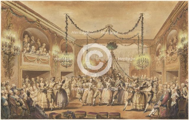 May Ball, 1763. Creator: Jean-Michel Moreau.