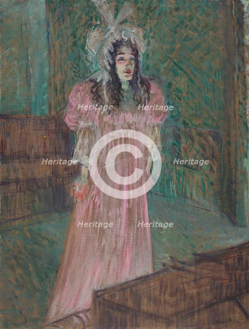 May Belfort, 1895. Creator: Henri de Toulouse-Lautrec (French, 1864-1901).