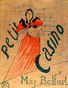 May Belfort, Petit Casino 1895. Artist: Henri de Toulouse-Lautrec