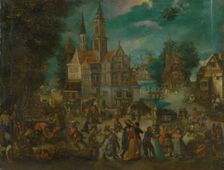 May Celebrations (Celebrations outside the Castle), c1600-1630. Creator: David Vinckboons