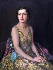 May, daughter of Brigadier General Andrew, CMG., c1925. Creator: Annie Elizabeth Kelly