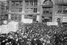 May Day 13, strikers in Union Square, 1913. Creator: Bain News Service
