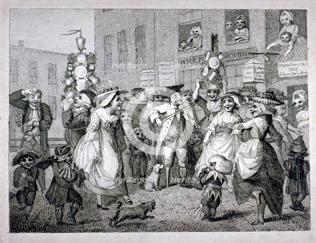May Day in London                                                Artist: William Blake