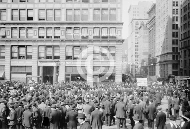 May Day Parade - Union Sq., 1913, 1913. Creator: Bain News Service.