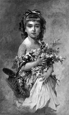 May Flowers, from a painting by Chaplin, 1881. Creator: Unknown