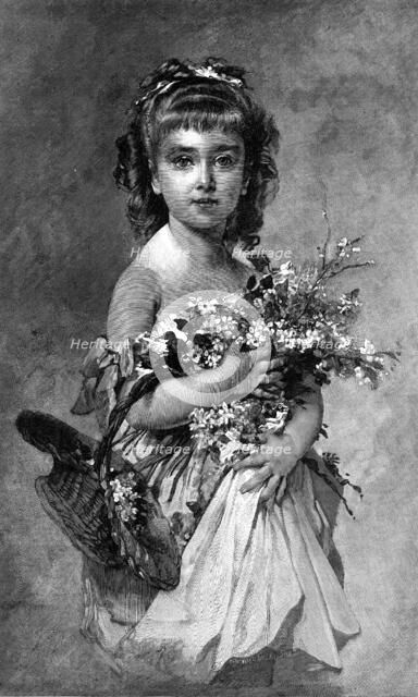 May Flowers, from a painting by Chaplin, 1881. Creator: Unknown.