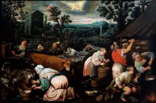 May (from the series The Seasons'), late 16th or early 17th century. Artist: Leandro Bassano