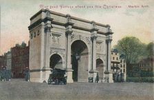 May good fortune attend you this Christmas - Marble Arch c1910