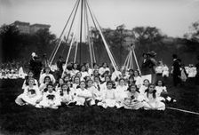May Pole - Central Park, between c1910 and c1915. Creator: Bain News Service