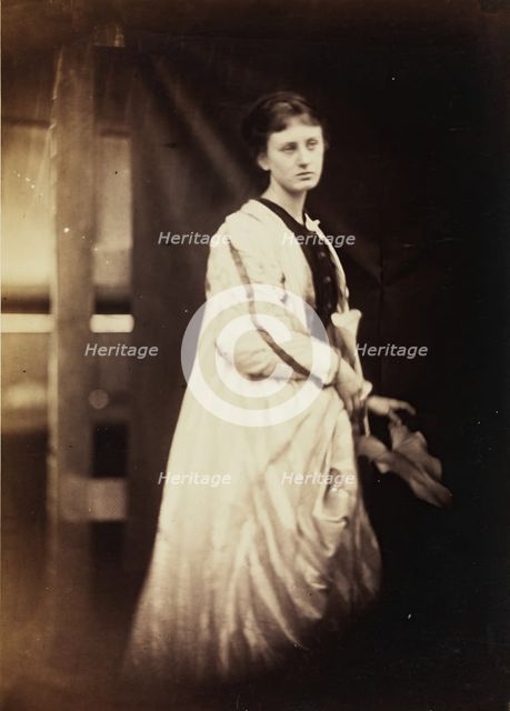 May Prinsep, 1868. Creator: Julia Margaret Cameron.