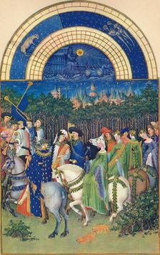 May - the town of Riom, 15th century, (1939). Creator: Jean Limbourg