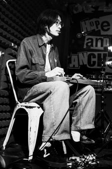 Maya Akechi and Alborg live at Hope & Anchor, Islington, London, May 2025. Creator: Annapaola Marchesani