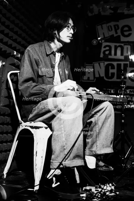 Maya Akechi and Alborg live at Hope & Anchor, Islington, London, May 2025. Creator: Annapaola Marchesani.