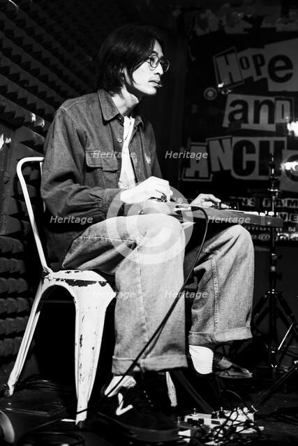 Maya Akechi and Alborg live at Hope & Anchor, Islington, London, May 2025. Creator: Annapaola Marchesani.