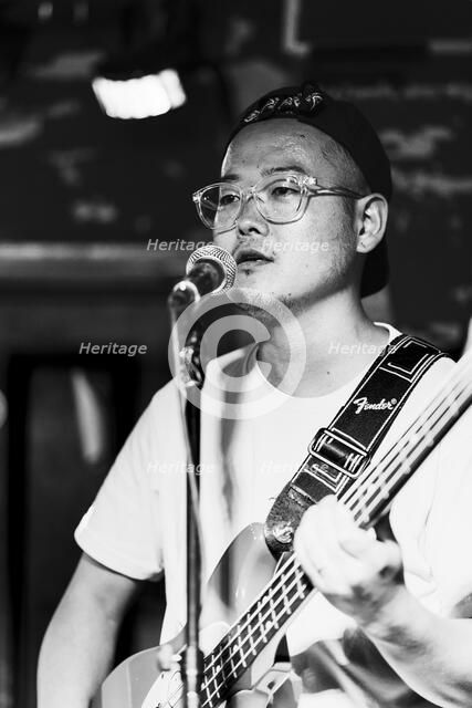 Maya Akechi and Alborg live at Hope & Anchor, Islington, London, May 2025. Creator: Annapaola Marchesani.