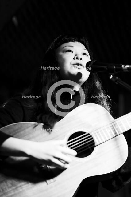 Maya Akechi and Alborg live at Hope & Anchor, Islington, London, May 2025. Creator: Annapaola Marchesani.