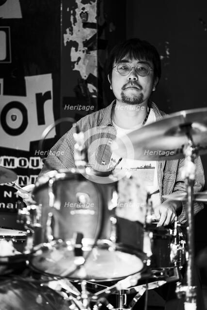 Maya Akechi and Alborg live at Hope & Anchor, Islington, London, May 2025. Creator: Annapaola Marchesani.