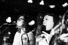 Maya Akechi and Alborg live at Hope & Anchor, Islington, London, May 2025. Creator: Annapaola Marchesani