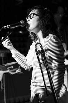 Maya Akechi and Alborg live at Hope & Anchor, Islington, London, May 2025. Creator: Annapaola Marchesani