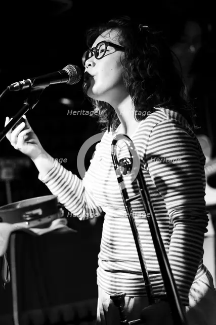 Maya Akechi and Alborg live at Hope & Anchor, Islington, London, May 2025. Creator: Annapaola Marchesani.