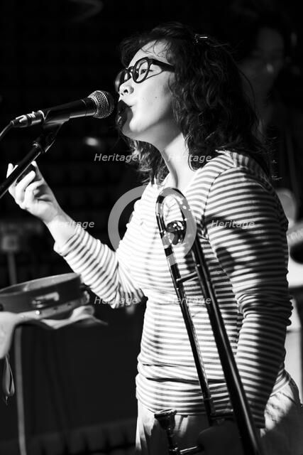 Maya Akechi and Alborg live at Hope & Anchor, Islington, London, May 2025. Creator: Annapaola Marchesani.