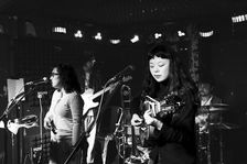 Maya Akechi and Alborg live at Hope & Anchor, Islington, London, May 2025. Creator: Annapaola Marchesani