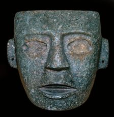 Maya culture Mexican stone mask