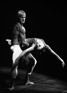 Maya Plisetskaya and Alexander Godunov in the Ballet The Death of the Rose by Gustav Mahler, 1974