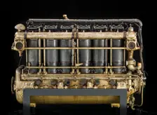 Maybach MB IVa, In-line 6 Engine, ca. 1916. Creator: Maybach Motorenbau