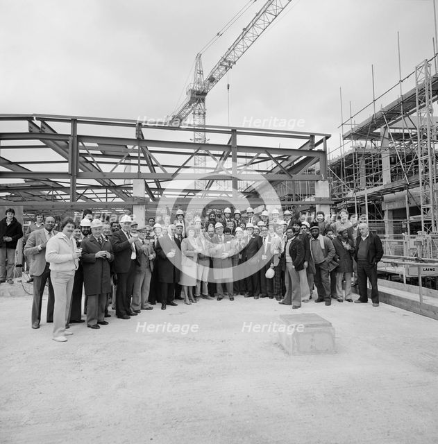 Mayday Hospital, London Road, West Thornton, Croydon, London, 01/05/1981. Creator: John Laing plc.