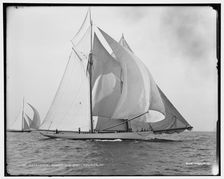 Mayflower, Goelet Cup Race, 1891 Aug 7. Creator: Unknown