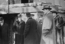 Mayor Mitchel at aqueduct completion 1/12/14, 1914. Creator: Bain News Service