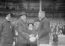 Mayor Mitchel & [Christy] Mathewson, between c1910 and c1915. Creator: Bain News Service