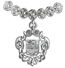 Mayoralty Chain for the Corporation of Carlisle, 1850. Creator: Unknown