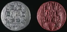 Mayoralty seal, medieval, 1381. Creator: Unknown