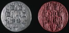 Mayoralty seal, medieval, 1381. Creator: Unknown