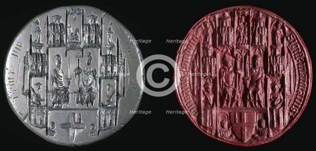 Mayoralty seal, medieval, 1381. Creator: Unknown.